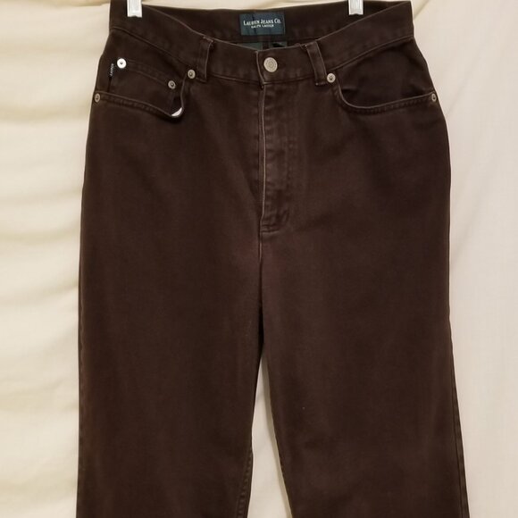 Lauren Jeans Co. Soft Brown Jeans Made with 100% Cotton   Size 8 - Picture 4 of 6